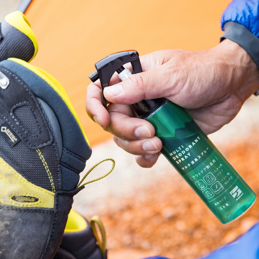マルチ消臭スプレー(アウトドアでの様々なニオイの元を分解消臭)【finetrack】
