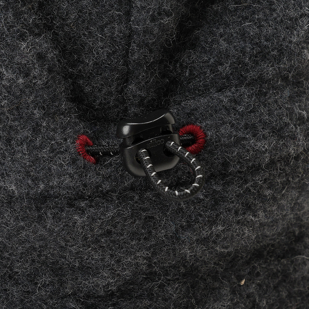 ウールトンガリキャップ(耳当て付きのウール帽)【AXESQUIN】