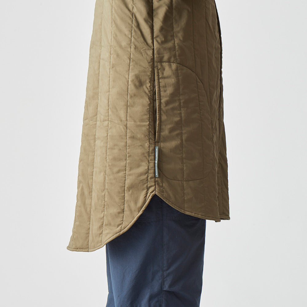 アクティブインサレーションのロングシャツ(中綿入り/お尻までしっかり暖かい)【AXESQUIN ELEMENTS】