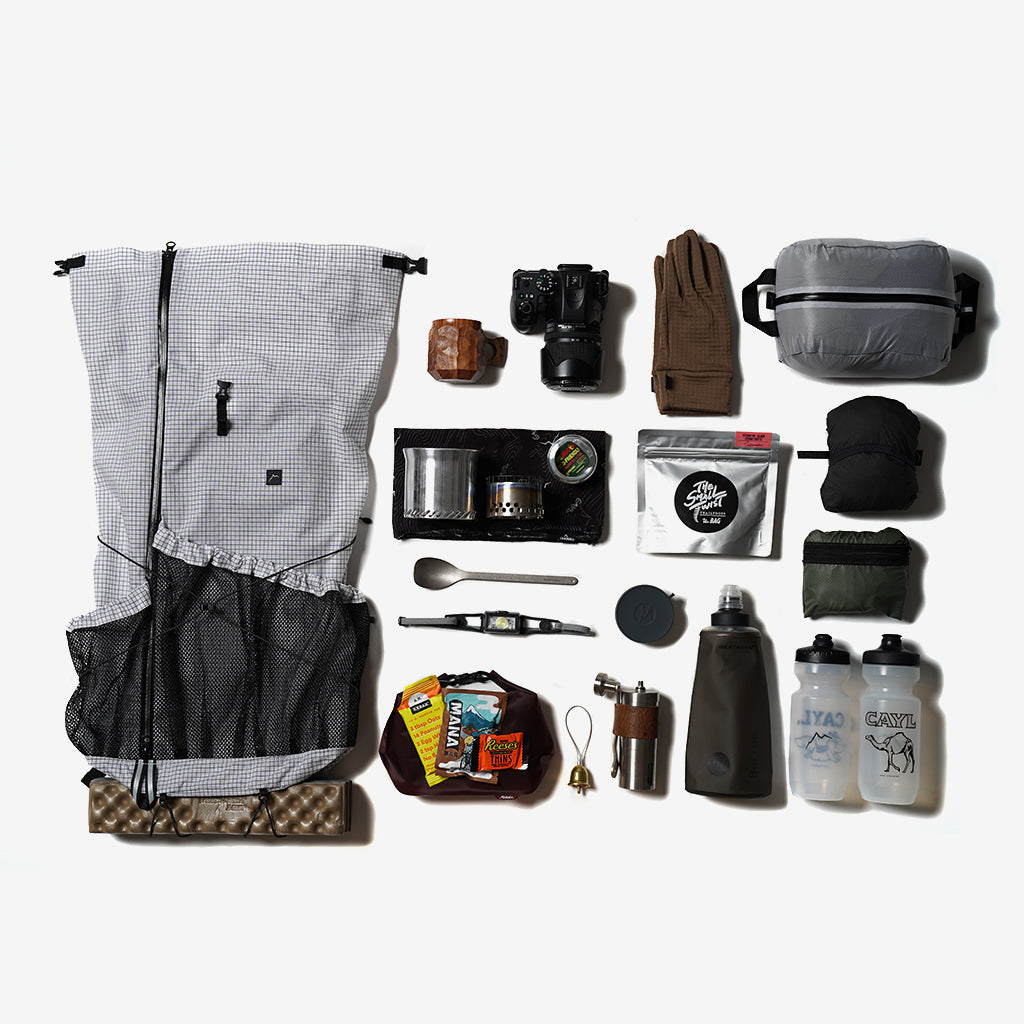 Mari Roll Top SM Grid(22~27L/日帰りから小屋泊におすすめ)【CAYL】