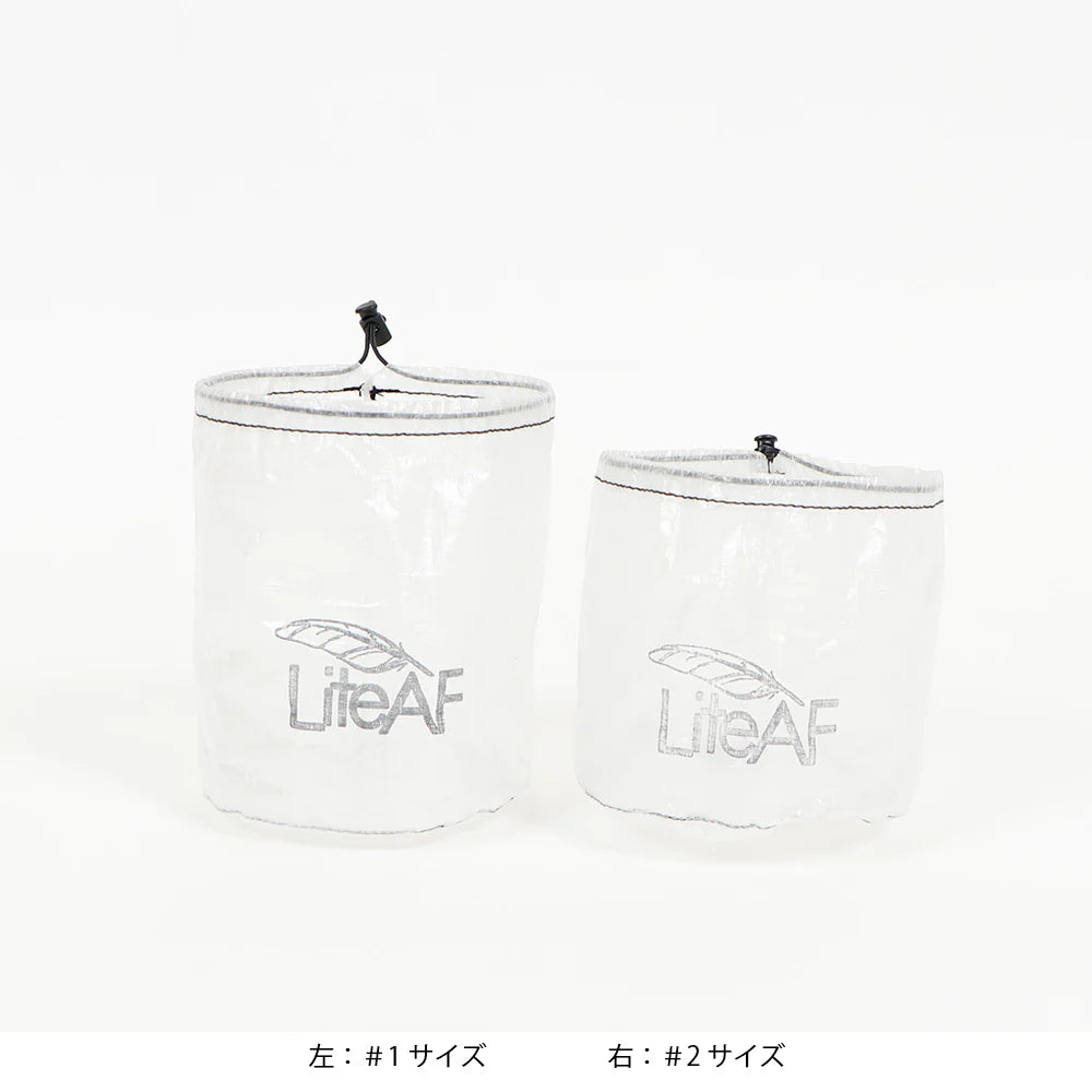 ROUND BOTTOM POT SACKS(DCF素材の丸底サック/ロゴ)【LiteAF】