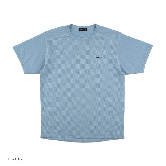 ADJUST S/S SHIRTS(化繊×天然繊維/超速乾Tシャツ)【STATIC】