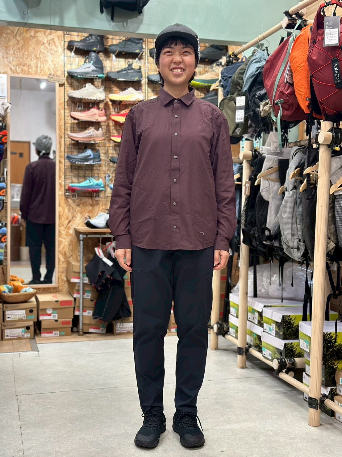 MERCED RIVER HOOD SHIRTS(フード付き/薄手・軽量/シェル素材のシャツ)【STATIC】