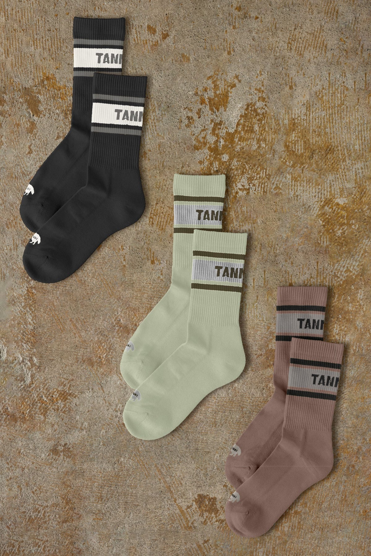 Sato Border Socks(ローカットシューズ・日帰り登山におすすめの程よい厚みの靴下)【TANNUKI】