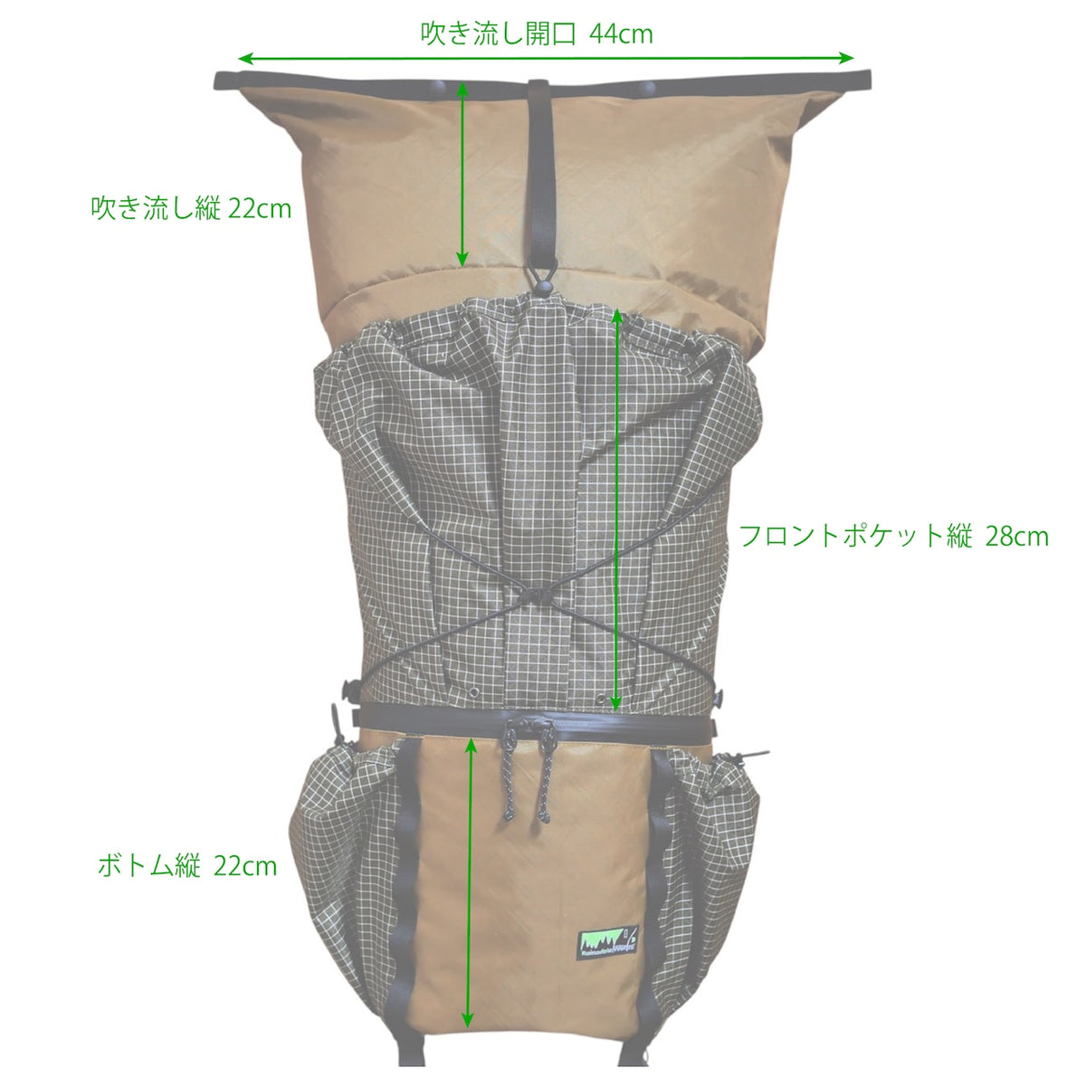 Sulcaria 32L(ちょっと走れるフィット感/日帰り登山/山小屋泊/ファストパッキング)【Rainadole Works】