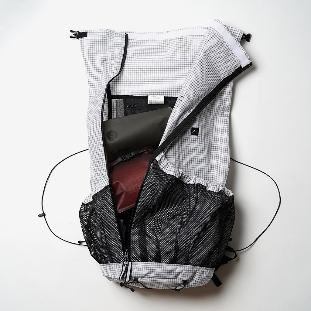 Mari Roll Top SM B-Grid(22~27L/日帰りから小屋泊におすすめ)【CAYL】