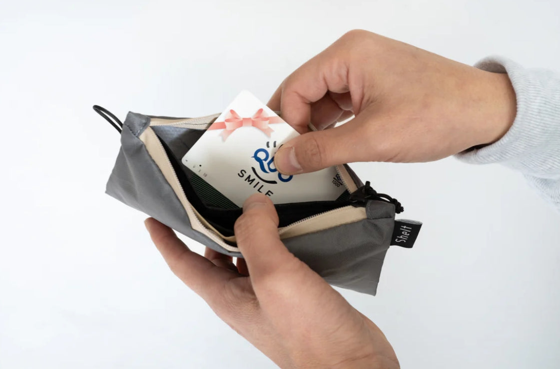 Long wallet(お札が折らずに入る軽量財布)【Shelt】