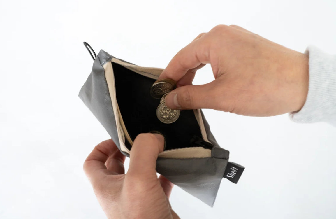 Long wallet(お札が折らずに入る軽量財布)【Shelt】