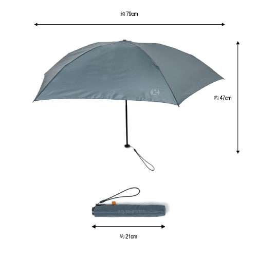TLDM Folding Umbrella (約70g超軽量折りたたみ傘)【GOSSAMMER GEAR】