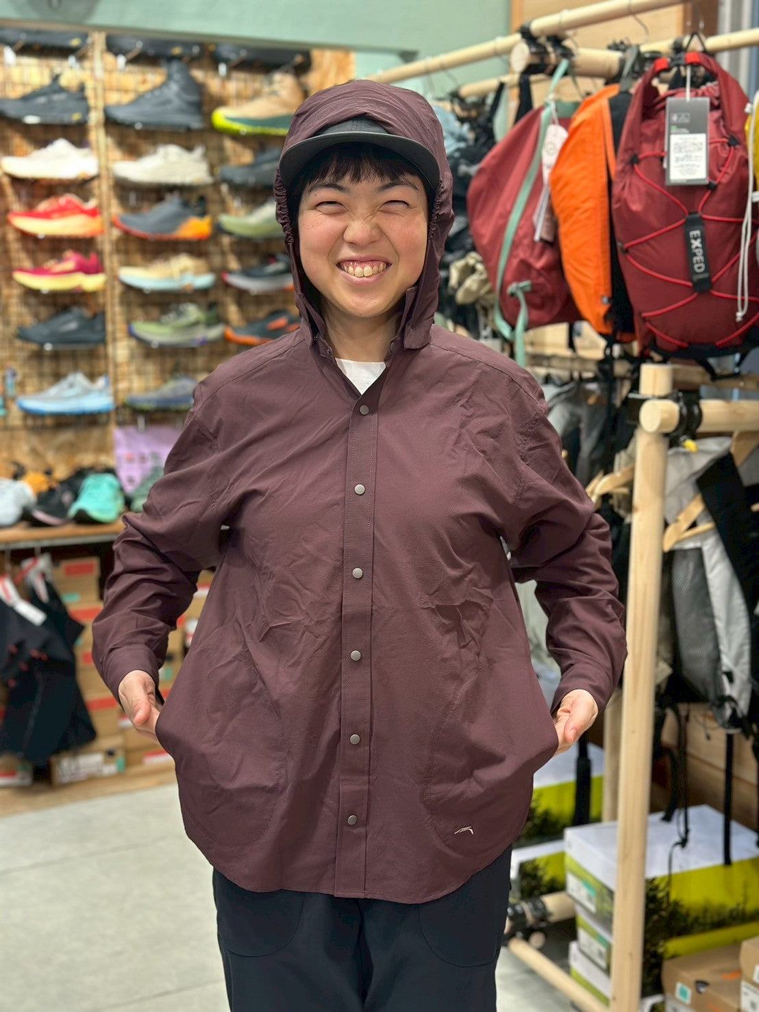 MERCED RIVER HOOD SHIRTS(フード付き/薄手・軽量/シェル素材のシャツ)【STATIC】