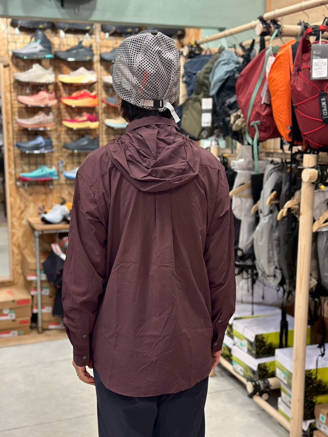 MERCED RIVER HOOD SHIRTS(フード付き/薄手・軽量/シェル素材のシャツ)【STATIC】