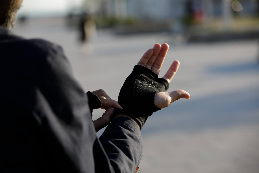 Curve(滑り止め・ストレッチ・フィンガーレス)【handson grip】
