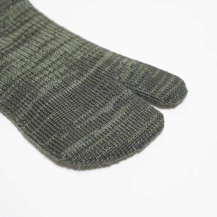 STRIDE YUBI SOCKS FLUFFY(足袋型/メリノウール×和紙/防臭効果高い)【STRIDE】