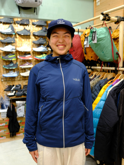 Evolute Hoody(断熱・通気・ストレッチ・吸汗速乾・軽量)【Rab】