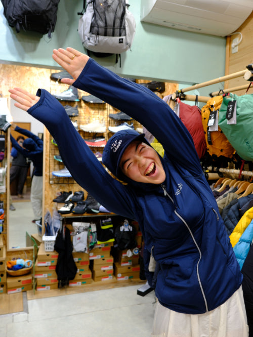 Evolute Hoody(断熱・通気・ストレッチ・吸汗速乾・軽量)【Rab】