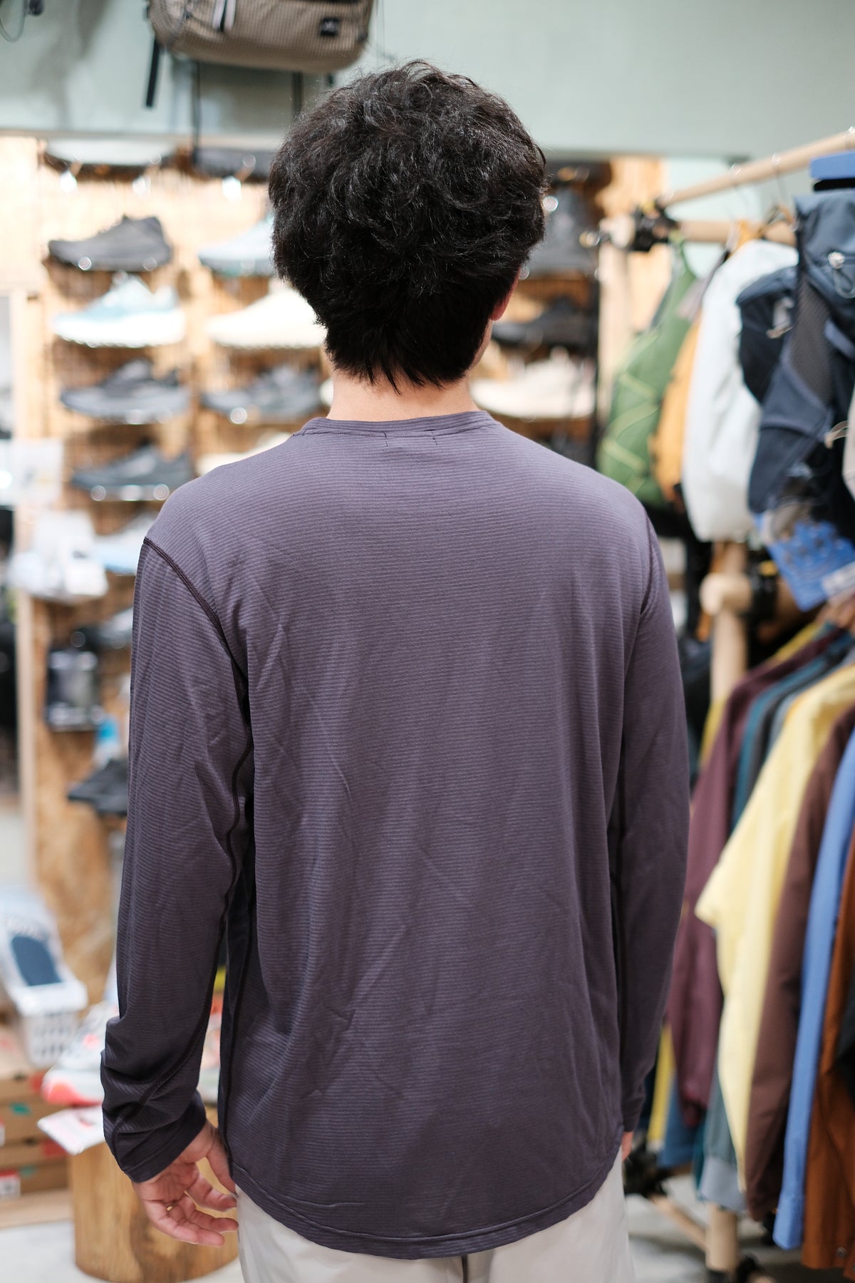 ALL ELEVATION L/S SHIRTS M's(メリノウール×ポリエステル/長袖)【STATIC】