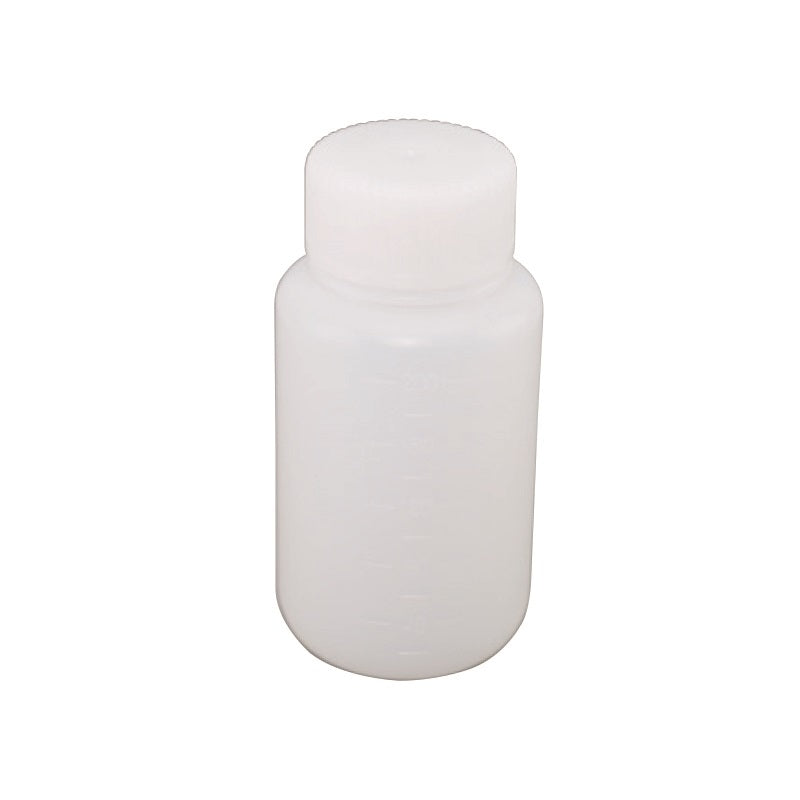 広口ポリ丸ボトル 200ml(アルコール燃料持ち歩き用)【EVERNEW】