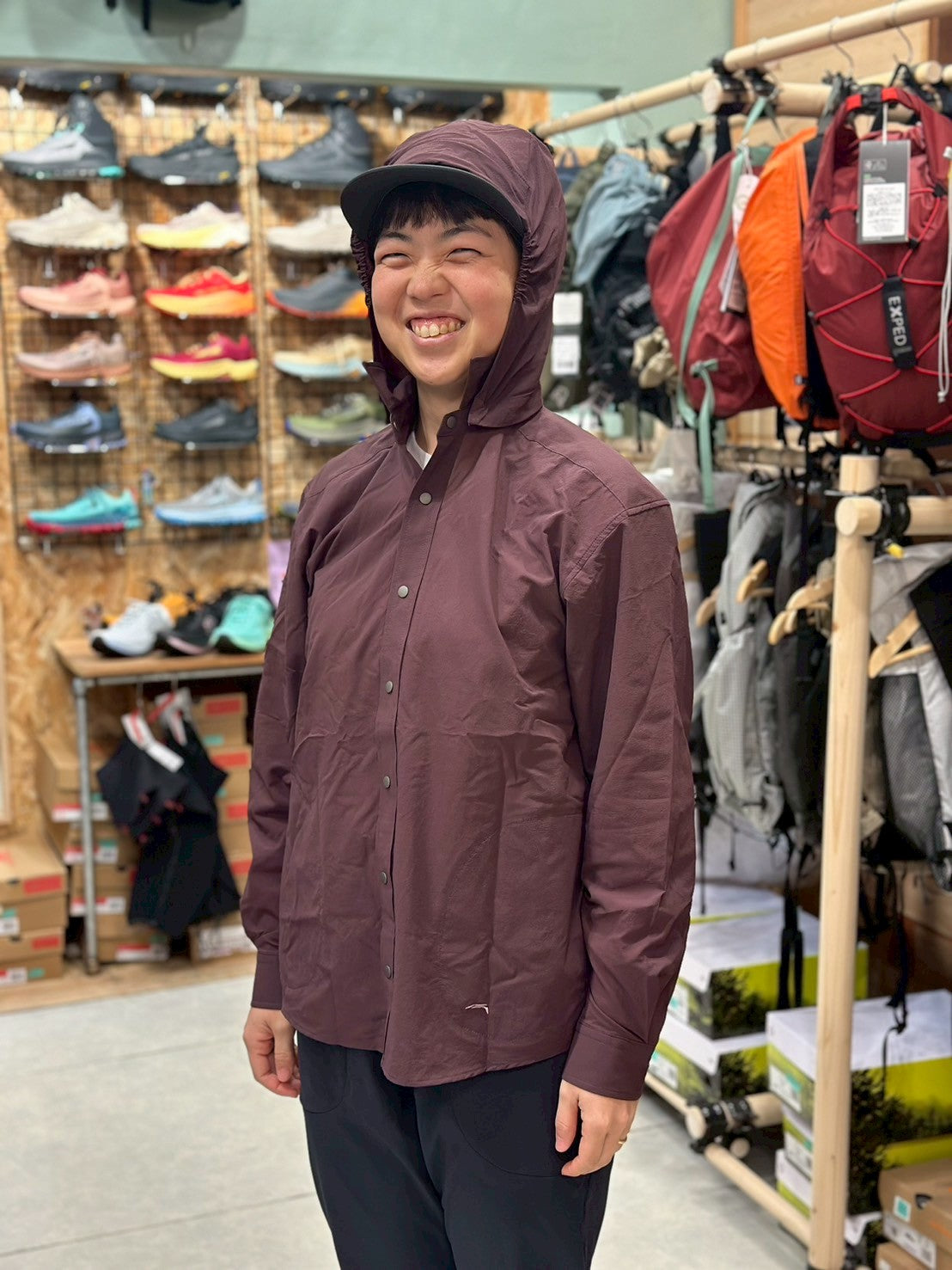 MERCED RIVER HOOD SHIRTS(フード付き/薄手・軽量/シェル素材のシャツ)【STATIC】