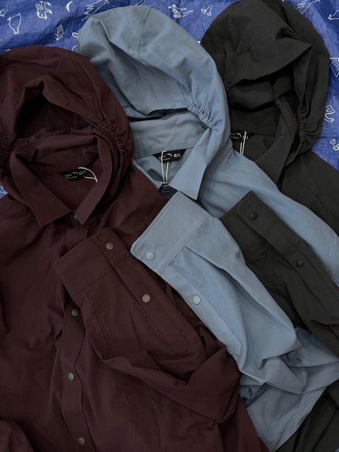 MERCED RIVER HOOD SHIRTS(フード付き/薄手・軽量/シェル素材のシャツ)【STATIC】