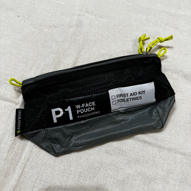 W-FACE POUCH 1(ジッパーポーチ/1L)【PAAGO WORKS】