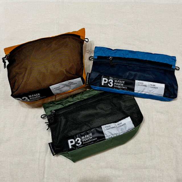 W-FACE POUCH 3(ジッパーポーチ/3L)【PAAGO WORKS】