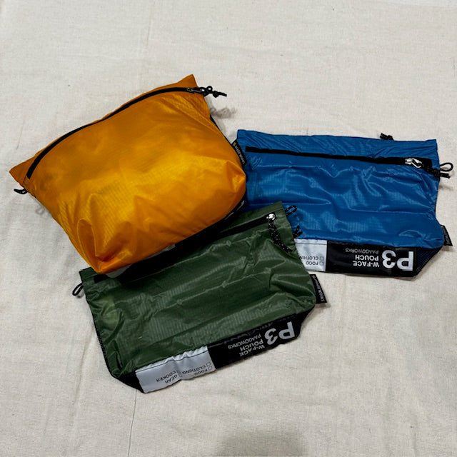 W-FACE POUCH 3(ジッパーポーチ/3L)【PAAGO WORKS】