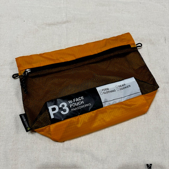 W-FACE POUCH 3(ジッパーポーチ/3L)【PAAGO WORKS】