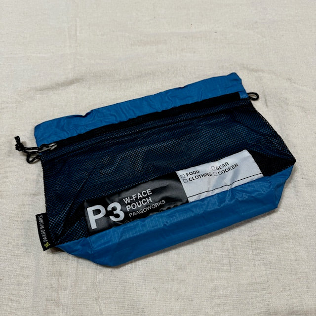 W-FACE POUCH 3(ジッパーポーチ/3L)【PAAGO WORKS】