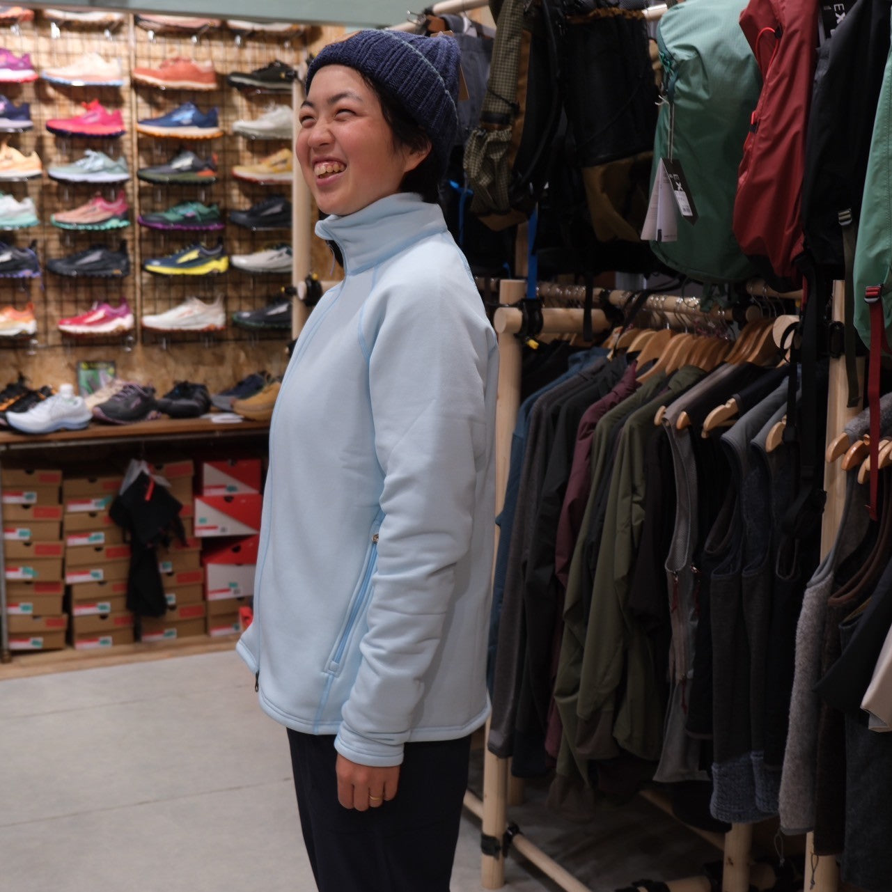 Ws Power Up Jacket(肌触りフワトロな厚手のあったかフリース/フードなしタイプ)【HOUDINI】 ★旧製品の為、30%OFF