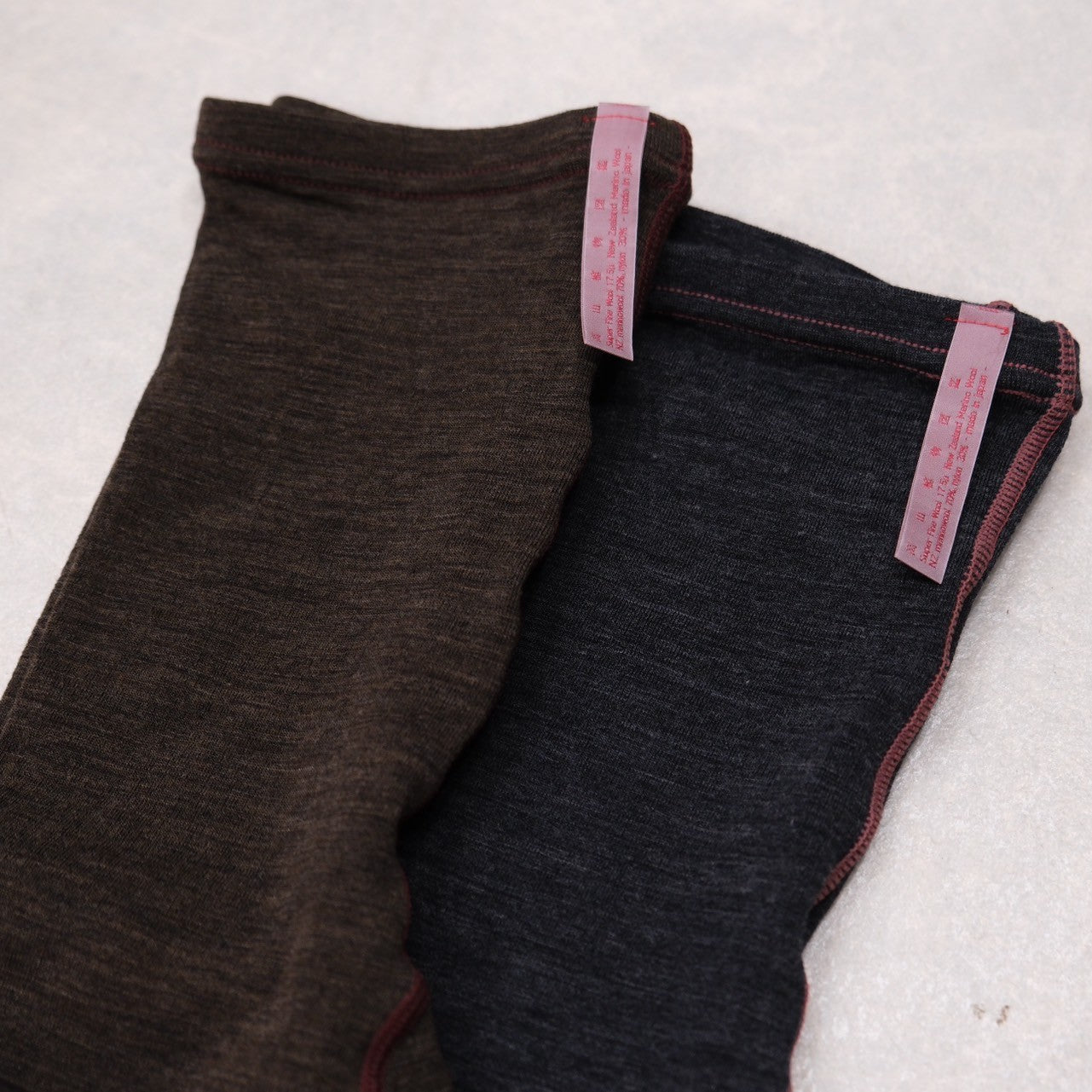 Ultra fine wool leggings(67gの防寒具/メリノウールのレギンス)高山植物図鑑【laceflowersocks】