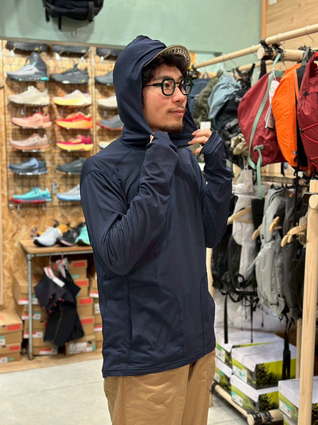 Axio Lite Hoody Mens 2025(ウールとポリエステルで防臭・速乾/極薄手で暑くない)【Teton Bros.】