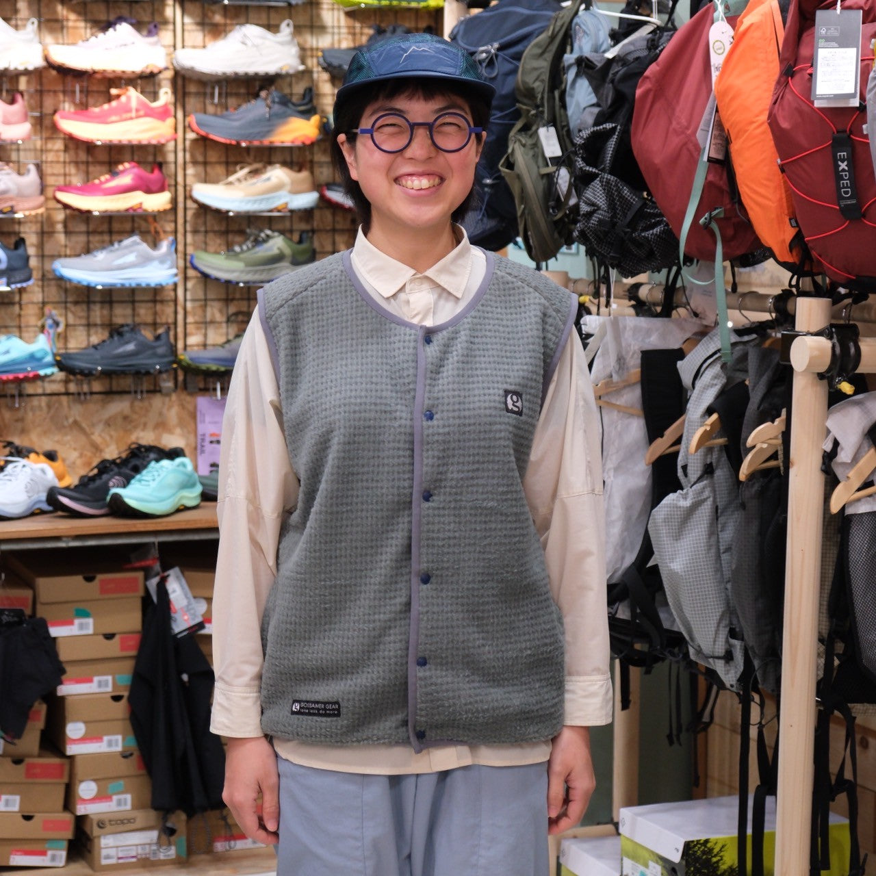 GG F/B Polartec Alpha Direct Vest(背中が蒸れにくい)【GOSSAMER GEAR】