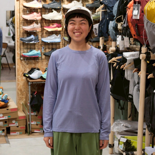 ALL ELEVATION L/S SHIRTS W's(メリノウール×ポリエステル/長袖)【STATIC】※旧カラーの為20%OFF