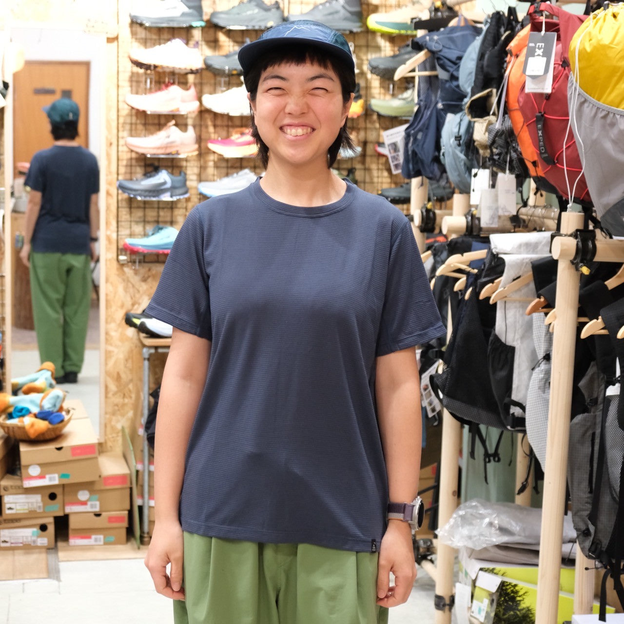 ALL ELEVATION S/S SHIRTS W's(メリノウール×ポリエステル/半袖)【STATIC】
