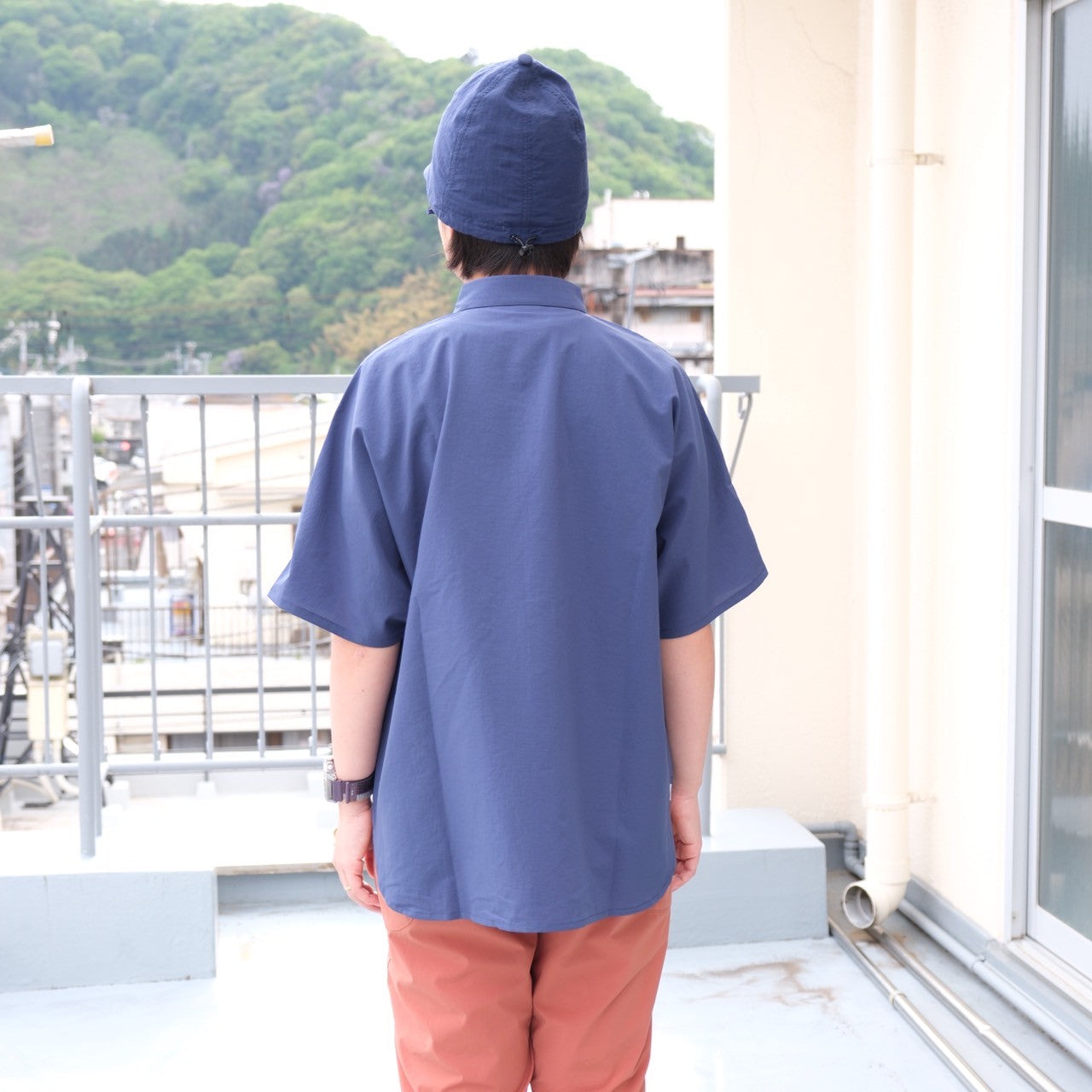 ムササビショートシャツAir【サンカクスタンド × 凌】