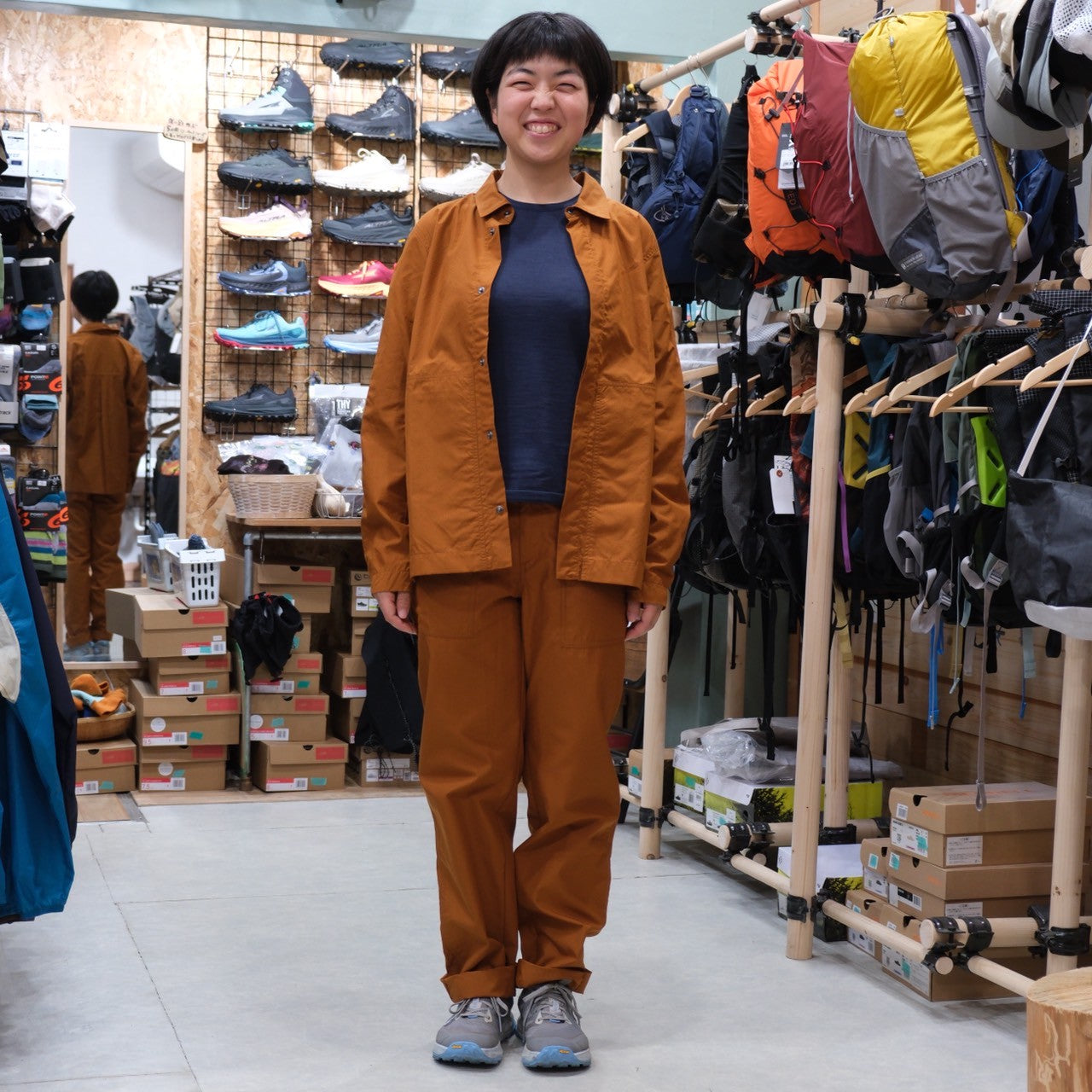 Ws Tree Chore Jacket(山でも街でもタフに使えるシャツジャケット)【HOUDINI】