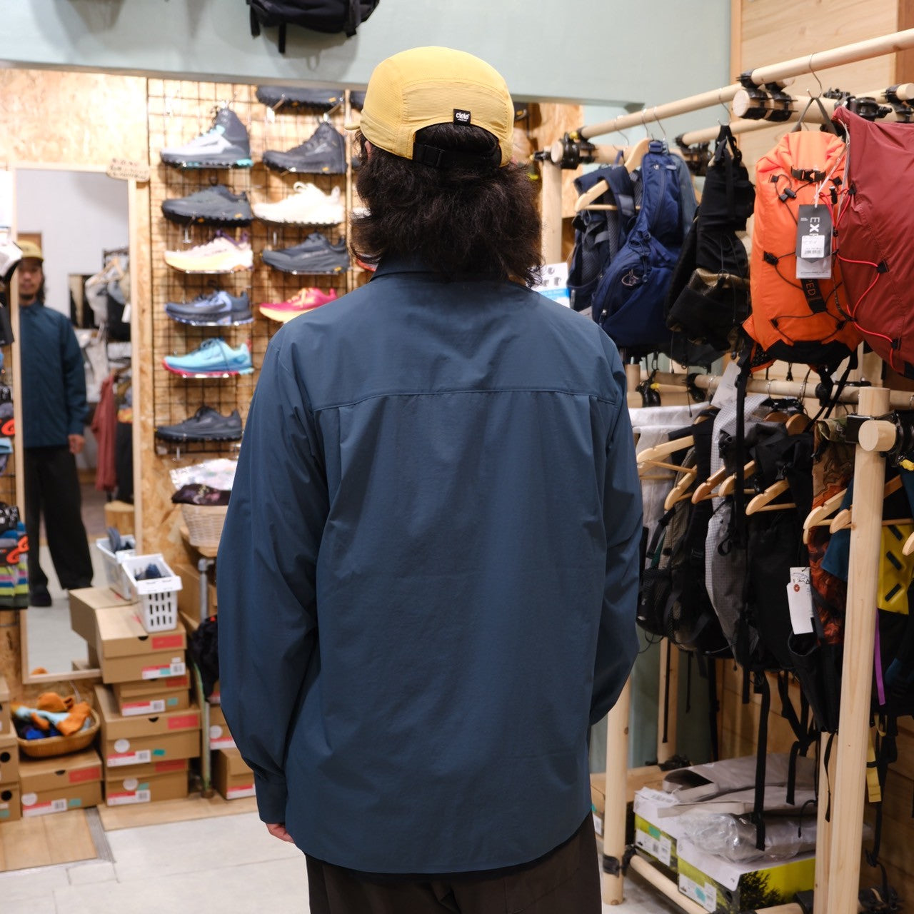 SWEET WATER SHIRT(街でも使えるシャツタイプのウィンドシェル)【Teton Bros.】