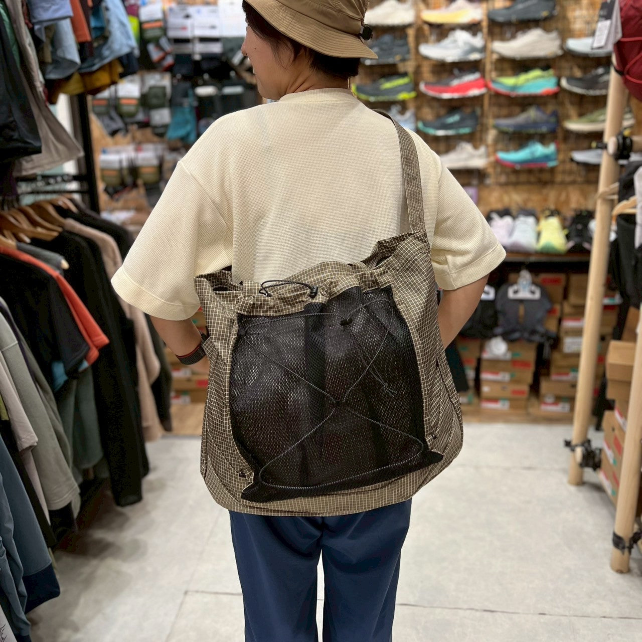 Trail Tote Grid(旅行や遠征バッグにもおすすめ/トートバッグ)【CAYL】