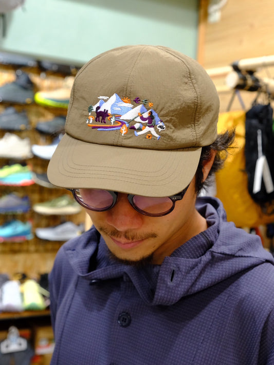 Map Cap(刺繍がポイント♪ベーシックで使いやすいキャップ)【halo commodity】