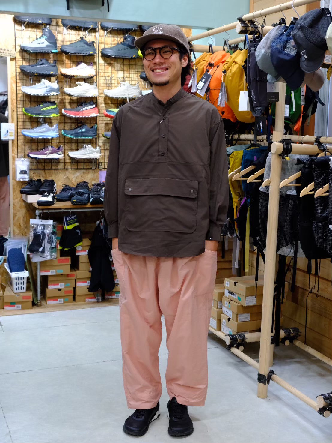 HIKE&BIKE CAVE KANGAROO SHIRT【PAPERSKY】