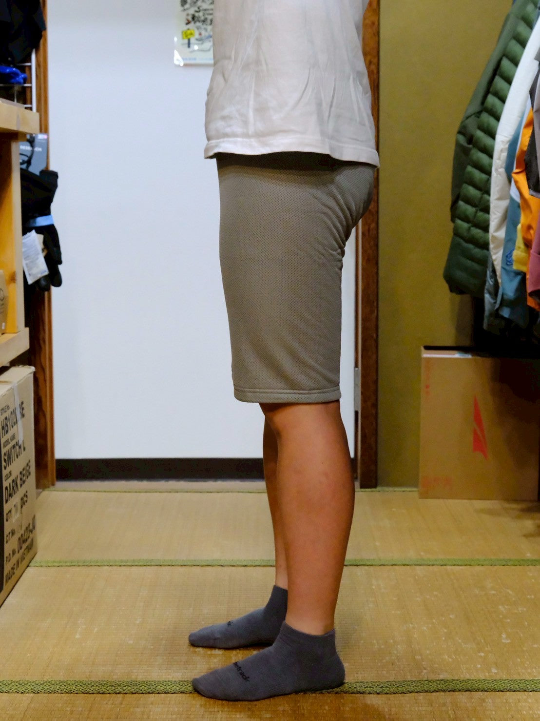 TAKIASEZOKU オクタハーフパンツ(膝の引っ掛かりが気にならない防寒用タイツ)【SANKAKU STAND × 凌】