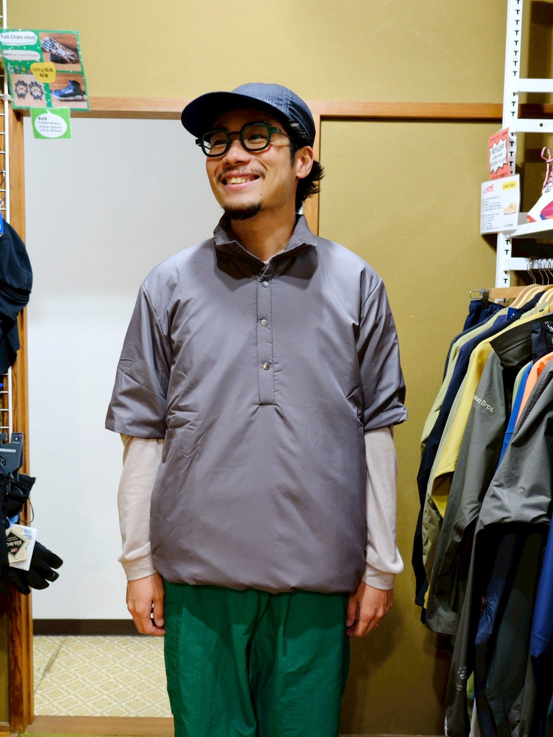 All Weather T-Neck(半袖のインシュレーション/中途半端が丁度良い)【HOUDINI】