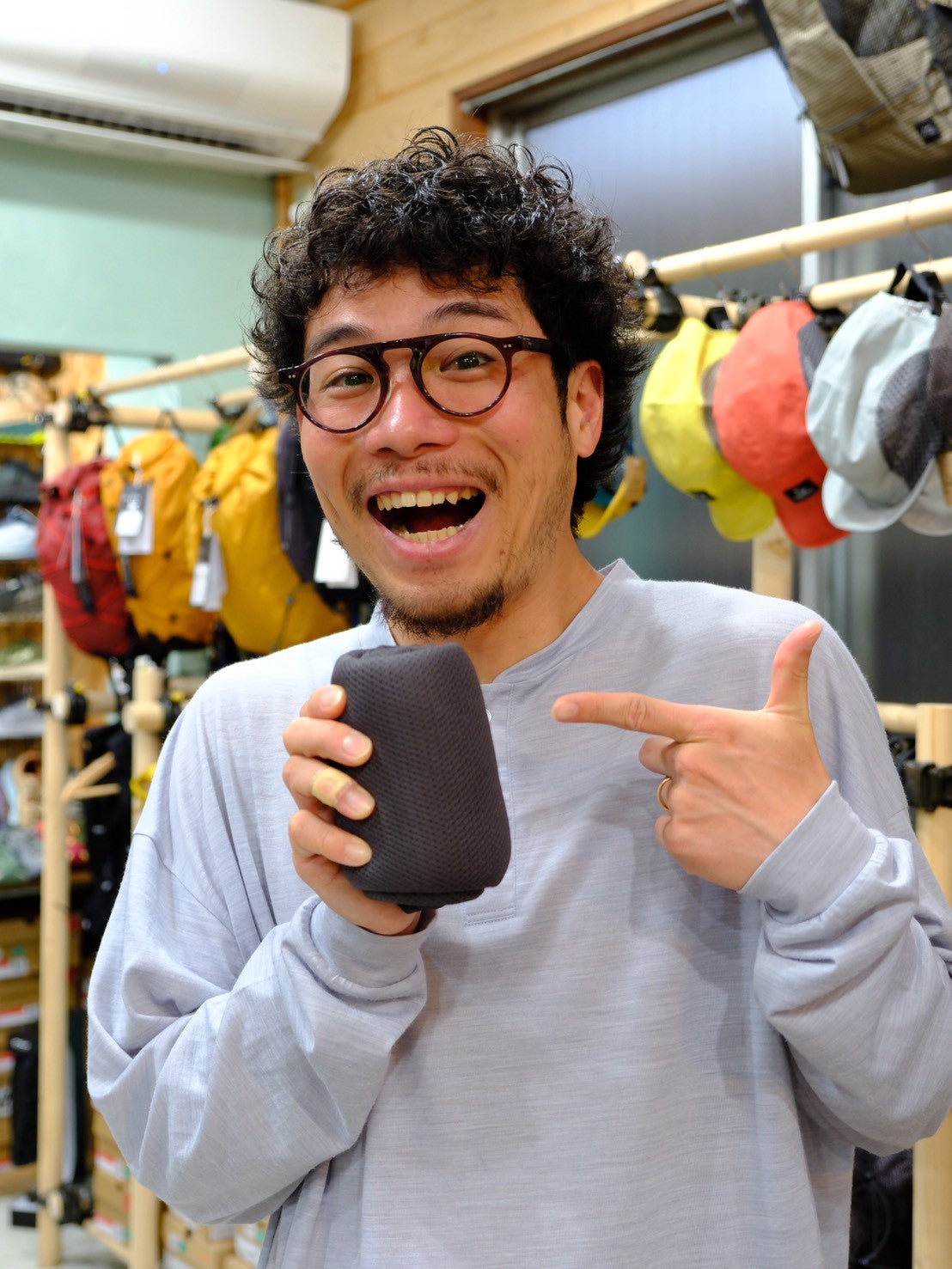 TAKIASEZOKU オクタマフラー(オールシーズン使用できる)【サンカクスタンド × AXESQUIN】