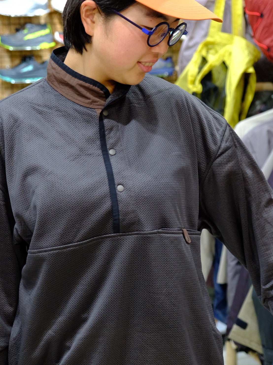 OCTA MIDLAYER PO MCS-6(首元まで暖かいオクタのプルオーバー)【迷迭香】