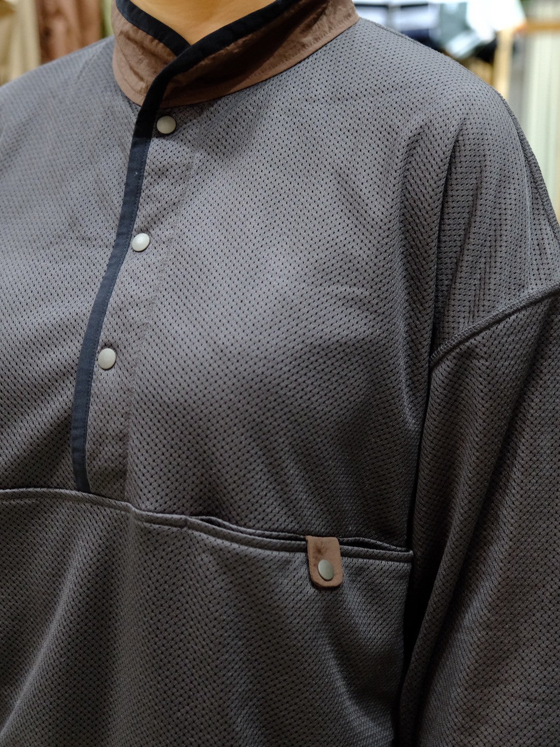 OCTA MIDLAYER PO MCS-6(首元まで暖かいオクタのプルオーバー)【迷迭香】