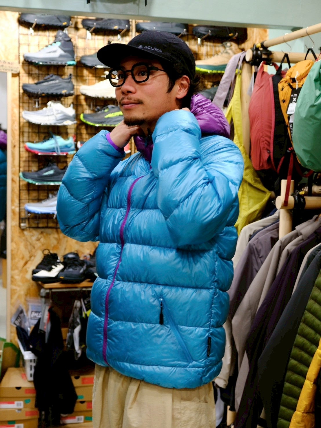 NOT BAD DOWN HOODIE【Trail Bum】