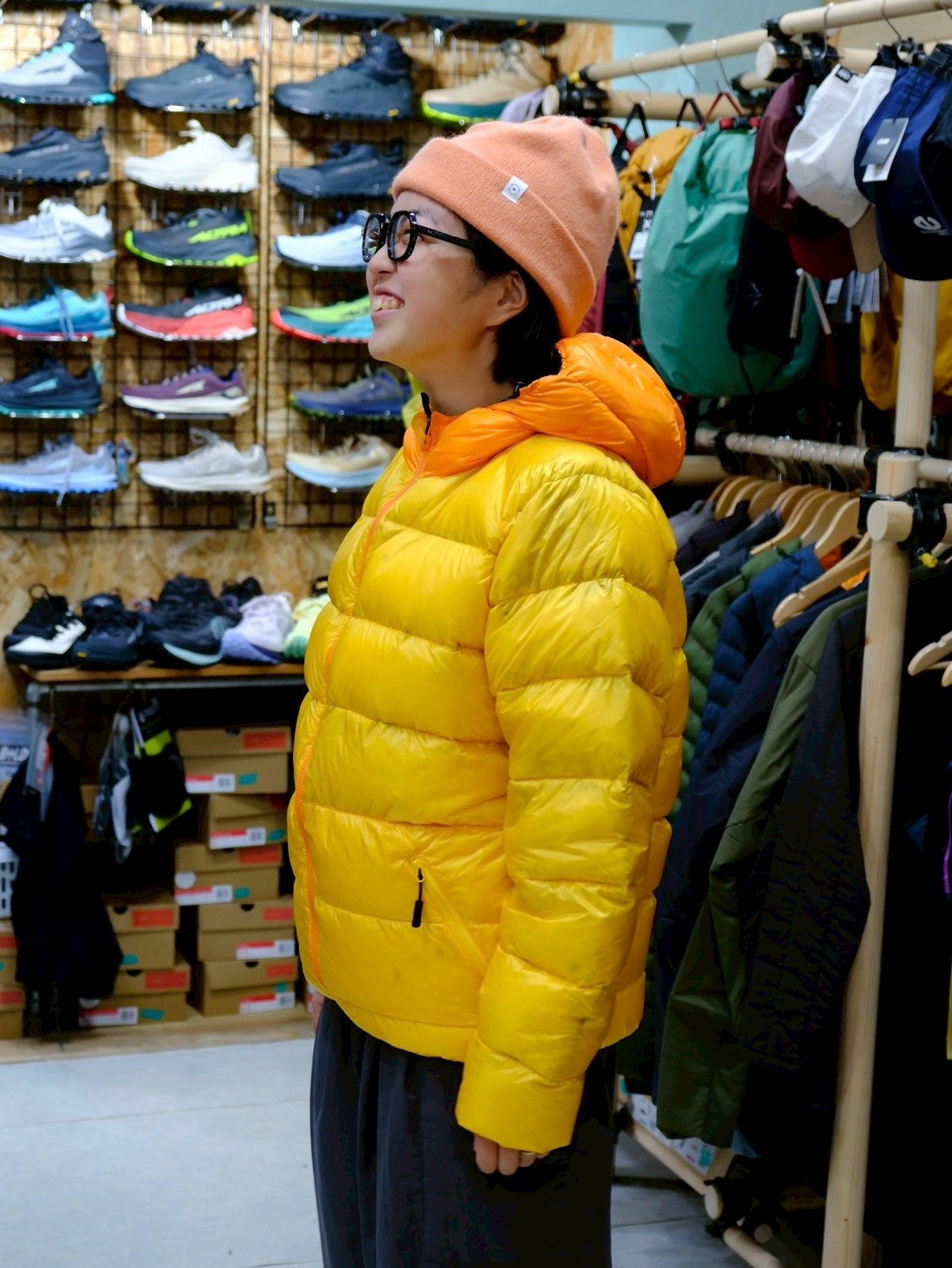NOT BAD DOWN HOODIE【Trail Bum】