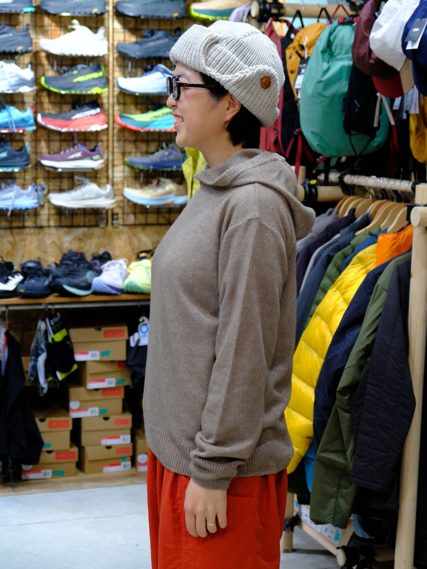 ROAR RELAX HOODY(臭わない・ウール混のオクタ・ゆったりシルエット)【STATIC】