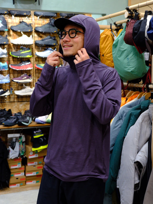 ALL ELEVATION HOODY(メリノウール×ポリエステル/フーディ)【STATIC】