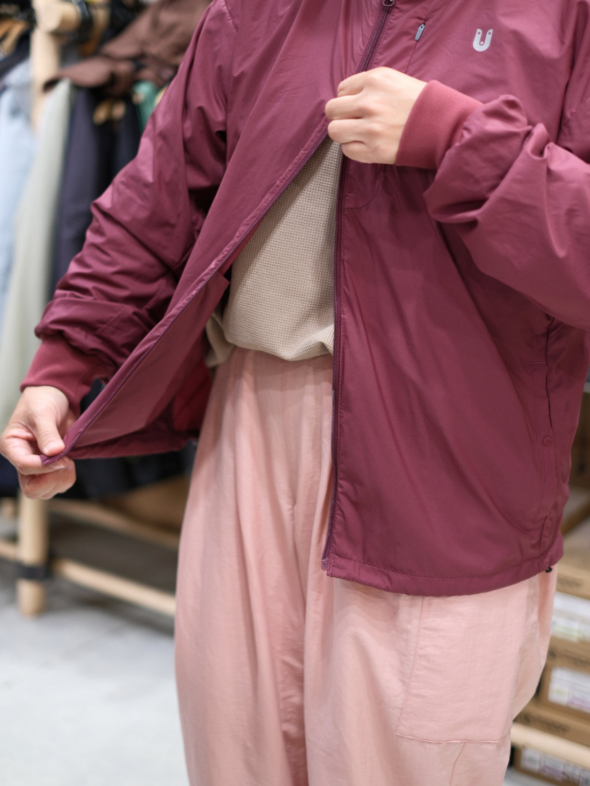 Sato Wind Blouson(通気するブルゾン型ウインドシェル)【TANNUKI】Pumpkinは当店別注色です